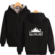 Fortnite Hoodies Thick zipper Fashion Hip Hop Men Hoodies Autumn Winter Long Sleeve 3d Print Hoodies Sweatshirts Fortnite