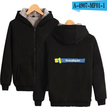 Fortnite Hoodies Thick zipper Fashion Hip Hop Men Hoodies Autumn Winter Long Sleeve 3d Print Hoodies Sweatshirts Fortnite