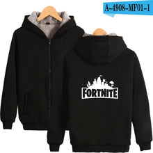Fortnite Hoodies Thick zipper Fashion Hip Hop Men Hoodies Autumn Winter Long Sleeve 3d Print Hoodies Sweatshirts Fortnite
