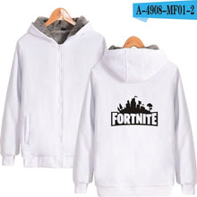 Fortnite Hoodies Thick zipper Fashion Hip Hop Men Hoodies Autumn Winter Long Sleeve 3d Print Hoodies Sweatshirts Fortnite