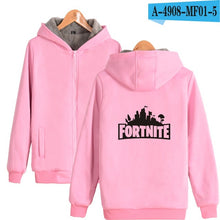Fortnite Hoodies Thick zipper Fashion Hip Hop Men Hoodies Autumn Winter Long Sleeve 3d Print Hoodies Sweatshirts Fortnite