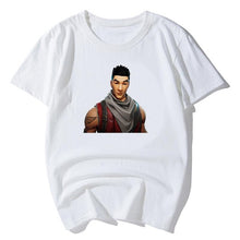 Fashion 2018 Game Amine Cool Men Tshirt Streetwear Print Funny Fortnite T Shirts Casual Cotton White Short Sleeve T-shirts HZ13
