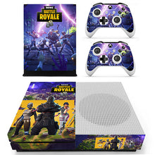 Game Fortnite Skin Sticker Decal For Microsoft Xbox One S Console and 2 Controllers For Xbox One S Skins Sticker Vinyl