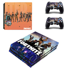Game Fortnite PS4 Pro Skin Sticker Decal For Sony PS4 PlayStation 4 Pro Console and 2 Controllers PS4 Pro Skins Stickers Vinyl