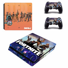 Game Fortnite PS4 Slim Skin Sticker For Sony PlayStation 4 Console and 2 Controllers PS4 Slim Skins Sticker Decal Vinyl
