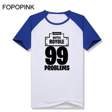Streetwear Men'S T Shirt Pullover Fortnite 99 Problem Game Shirt Patchwork Oversized 5Xl Blusas Male Tees Tops Cotton Tshirt Z45