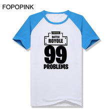 Streetwear Men'S T Shirt Pullover Fortnite 99 Problem Game Shirt Patchwork Oversized 5Xl Blusas Male Tees Tops Cotton Tshirt Z45