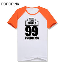 Streetwear Men'S T Shirt Pullover Fortnite 99 Problem Game Shirt Patchwork Oversized 5Xl Blusas Male Tees Tops Cotton Tshirt Z45