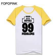 Streetwear Men'S T Shirt Pullover Fortnite 99 Problem Game Shirt Patchwork Oversized 5Xl Blusas Male Tees Tops Cotton Tshirt Z45