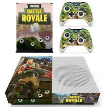 Game Fortnite Skin Sticker Decal For Microsoft Xbox One S Console and 2 Controllers For Xbox One S Skins Sticker Vinyl