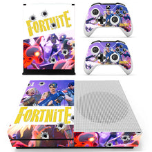 Game Fortnite Skin Sticker Decal For Microsoft Xbox One S Console and 2 Controllers For Xbox One S Skins Sticker Vinyl