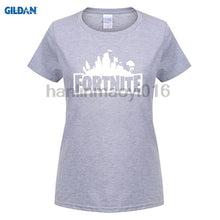 GILDAN 100% cotton O-neck printed T-shirt Fortnite Art Title Black T-Shirt for women
