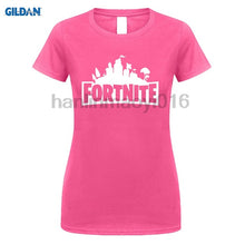 GILDAN 100% cotton O-neck printed T-shirt Fortnite Art Title Black T-Shirt for women