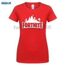GILDAN 100% cotton O-neck printed T-shirt Fortnite Art Title Black T-Shirt for women