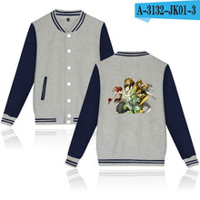 BTS fortnite Baseball Jacket Capless Sweatshirt Hoodies Winter Fashion Jacket autumn men jacket women Comics XXS-4XL clothes