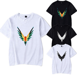 2018 Fortnite Fashion Men's T Shirts Tropical Maverick Bird Printed Men's T-Shirt  Short Sleeve Cool Summer Streetwear Outfits