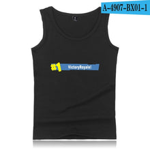 BTS fortnite Game Bodybuilding Tank Tops Men Black O-Neck Tank Top Men Survival mode Casual Work Out Summer Vest XXS-4XL