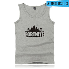 BTS fortnite Game Bodybuilding Tank Tops Men Black O-Neck Tank Top Men Survival mode Casual Work Out Summer Vest XXS-4XL