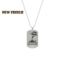 Hot Game Fortnite Battle Royale Weapon Necklace Stainless Steel Pendant Laser Printing Personalized Jewelry 4 Style High Quality