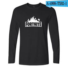 Fortnite T-shirts Fashion Harajuku Cool Printing Long Sleeve Men/women Tshirt High Quality Casual O-Neck Tee Shirts XXS To 4XL