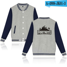 Fortnite Jacket Autumn And Fashion Jacket Women/men Jackets Fashion Coats Male Casual Stand Collar Bomber Jersey Men XXS To 4XL