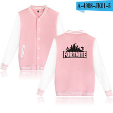 Fortnite Jacket Autumn And Fashion Jacket Women/men Jackets Fashion Coats Male Casual Stand Collar Bomber Jersey Men XXS To 4XL