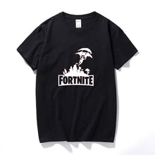 Fortnite art title black 100% cotton t-shirt men's clothing summer tops tee tshirt camiseta short sleeve casual o-neck t shirt